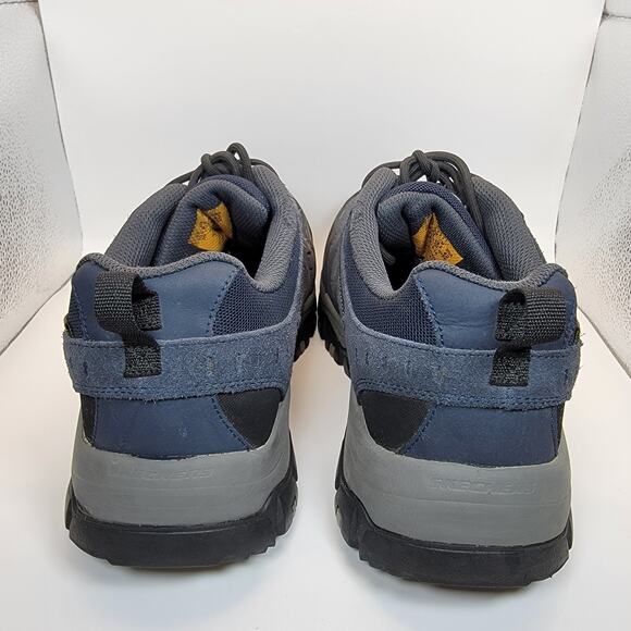 Skechers Work Bulklin Comp Toe Waterproof Shoes Mens 10.5 Navy Slip Resistant - Picture 7 of 11